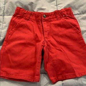 Rust red shorts